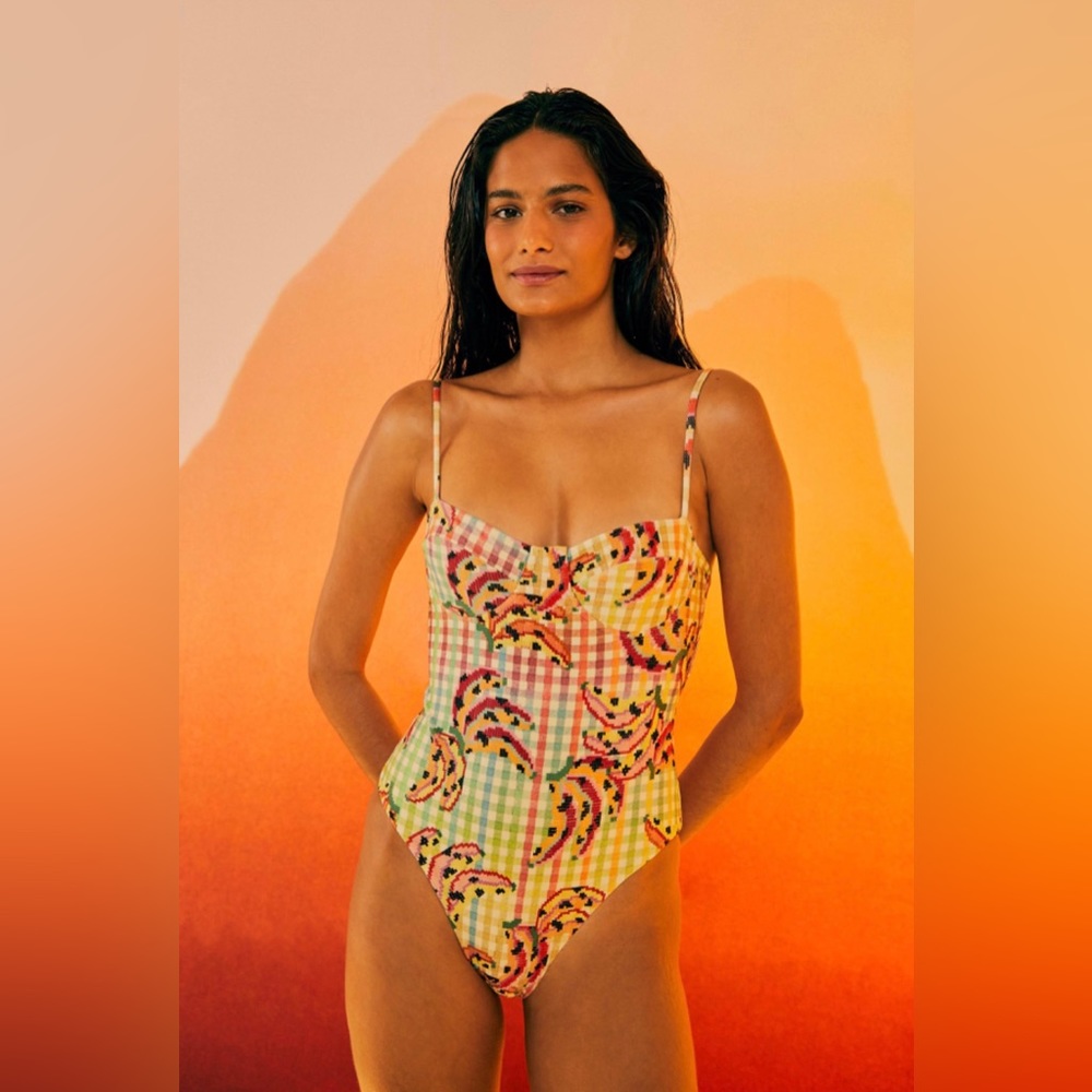 Farm Rio Banana Vichy One Piece